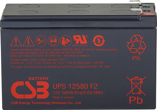 CSB UPS12580 F2 (12V-580W-5min)