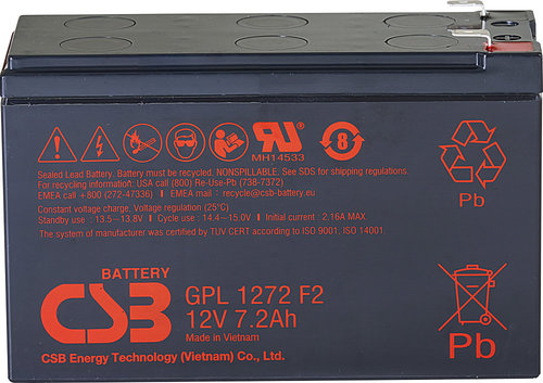 CSB GPL1272 F2 (12V-7,2Ah)