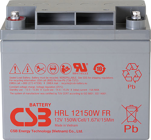 CSB HRL12150W (12V-37.5Ah)
