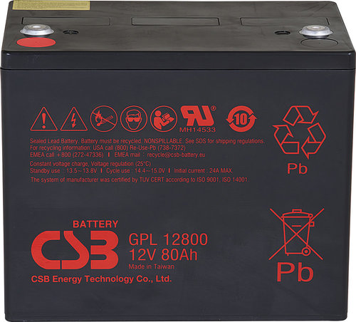 CSB GPL12800 (12V-80Ah)
